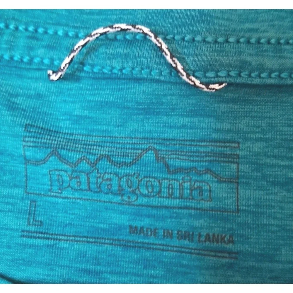 Patagonia Running Shirt Womens Size Large Athleisure Athletic TShirt - Picture 5 of 10